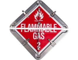 General Commodities Placards Sign, 13.625 " H x 13.625 " W, Aluminum