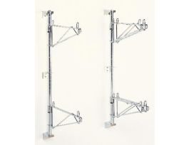 BRACKET POST TYPE INTER CHROME-PLATED