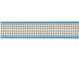 Alphabetical Acetate Cloth Upper Case Scored Wire Marking Cards, B 1800 Total