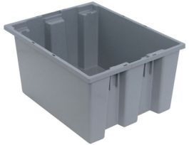 19.5INX15.5INX10IN STACK NEST TOTE GRAY