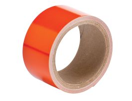 Marking Tape Roll - Reflective Vinyl, Solid Color, Orange, 2" x 5 Yds