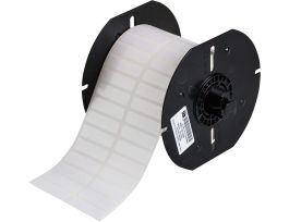 B33 Series with Permanent Acrylic Adhesive Labels 0.375in H x 1.5in W WT 2500/RL