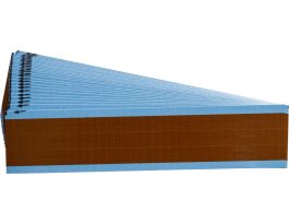 NEMA Wire Marker Permanent Adhesive Vinyl 0.5in H x 0.25in W Brown PK/25 Crds