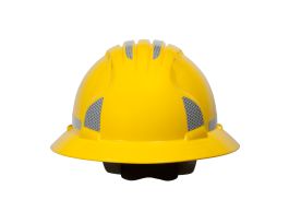 CR2 Reflective Kit for Evo6100 Hard Hat, Full Brim, Silver, 10/Pack