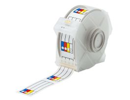 All Weather Permanent Adhesive Vinyl Right-To-Know Labels for GlobalMark Printer - 1.125" x 3" Color Bar HMIG