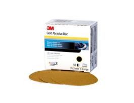 3M™ Hookit™ Gold Disc, 00919, 3 in, P120, 50 discs per carton, 4 cartons per case