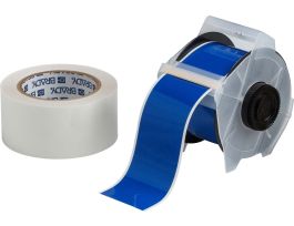 GlobalMark ToughStripe Floor Marking Tape 2.25 in W x 100 ft L Blue, Clear