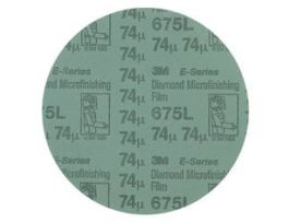 3M™ Diamond Microfinishing PSA Film Disc 675L, 3 in x NH, 45 Micron, 100/Bag, 1000 ea/Case