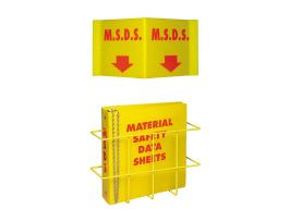 Economy Right To Know Center 12 in H x 14 in W Red on Yellow