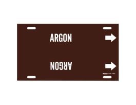 Snap-On Pipe Marker: ARGON, 24" W, Fits Pipes 8" Dia. Thru 9.875" Dia.