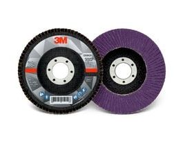 3M™ Flap Disc 769F, 80+, T27, 4-1/2 in x 7/8 in, 10 ea/Case