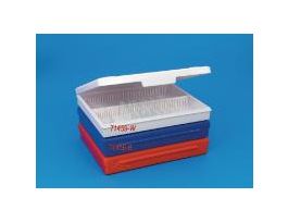 100 SLIDE BOX, BLUE