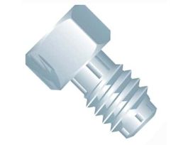 316 Stainless Steel Nut, Short, 1/16" OD Tubing, 10-32 Coned; 1/EA