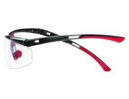 NORTH ADAPTEC WIDE BLACK FRAME SMOKE LENS HYDROSHIELD ANTI-FOG COATING