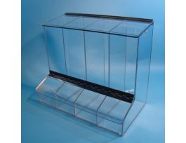 4 COMPARTMENT DISPENSER PETG