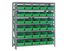 18INX36INX39IN 30 GREEN BINS 4IN BIN