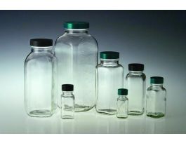 BOTTLE FRENCH SQUARE 8OZ CS84