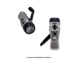 SURVIVOR EMERGENCY FLASHLIGHT.