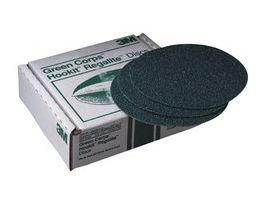 3M™ Green Corps™ Hookit™ Disc, 00516, 6 in, 36, 25 discs per carton, 5 cartons per case