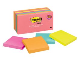 Post-it® Notes 654-14AN, 3 in x 3 in, Poptimistic Collection, 14 Pads/Pack