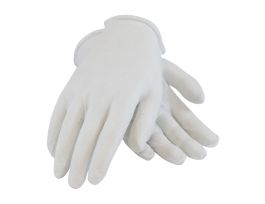 COTTON LISLE GLOVE WITHUNHEMMED CUFF - LADIES