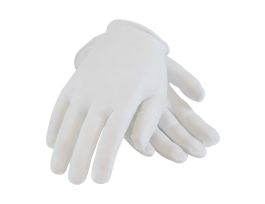COTTON LISLE GLOVE WITHUNHEMMED CUFF - SIZE SM