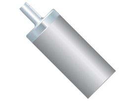 Inlet Solvent Filter, SS, 10m, 1/8" OD Tubing; 5/PK