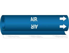 AIR Pipe Marker, 26" H x 12" W, Fits Pipes 2.5" Dia. Thru 7.875" Dia.