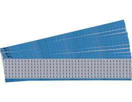 Alphabetical Aluminum Upper Case Wire Marking Cards, L 900 Total