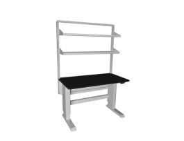 36X72 MOTOR+PHENOLIC+SGL UPRIGHTS+2SHELF