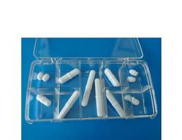 PTFE Stirrer Bars, Boxed Assortments, 12 Octahedral, 2 each of 13 x 8, 15 x 8, 25 x 10, 38 x 10, 51 x 10, 64 x 10 mm