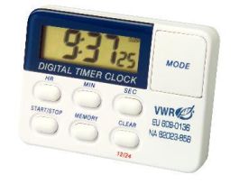 VWR TIMER CLOCK DIGITAL DESK. EA