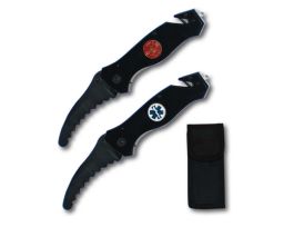 RESCUER EMERGENCY KNIFE (FIRE DEPT EMBL)