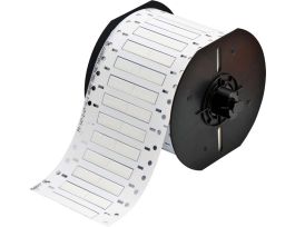 PermaSleeve Heat Shrink Wire and Cable Labels Single-sided for B33 Printers - 0.187" Dia x 1" White