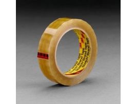 Scotch® Light Duty Packaging Tape 681, Clear, Moisture Chemical Resistant, Variable Width x 72 yd