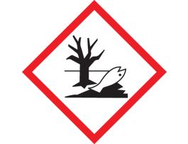 GHS Pictogram Labels, Evironment Pictogram, 4" x 4", Adhesive Coated Paper, Roll