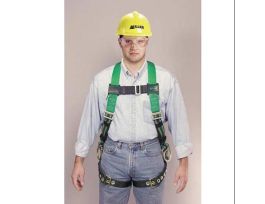 Miller DuraFlex Python™Harnesses, Sliding back D-ring, tongue buckle leg straps, mating buckle chest strap and side D-ring for positioning
