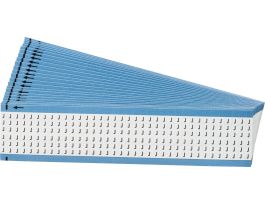 Alphabetical Vinyl Cloth Upper Case Wire Marking Cards, J 900 Total