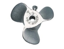 316 SS axial flow impeller ( A-100), 2.7" dia x 3/8" bore dia