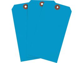Blank Write-On Tags, 6.25" H x 3.125" W, Cardstock, Light Blue 1000/PK