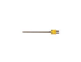 Detachable Thermocouple Probe, 4" L, Penetration, Grounded d; Type K