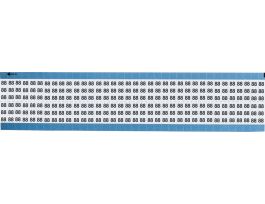 Numerical Wire Markers Permanent Adhesive Vinyl 0.75 in H Legend: 88, 1800 Total
