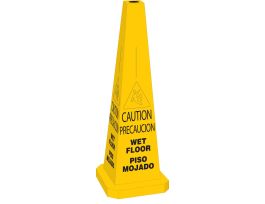 BradyCone Warning System, CAUTION/PRECAUCION WET FLOOR/PISO MOJADO