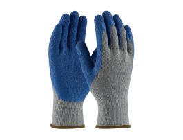 G-Tek 10G Gry. Cotton/Polyester, Bl. Latex Crinkle Coat, LG