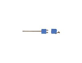 Type T Thermocouple Probe Quick Dis-connector, Dual with Std-Connector, 12" L, .250 Dia, Grounded Junction