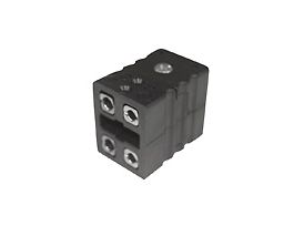 Dual Thermocouple Connector, Standard, Female, Type-J; 1/ea