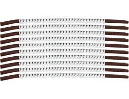ClipSleeve Wire Markers Size 15 Nylon 14 AWG - 12 AWG, 7 Pack of 300 Each