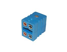 Dual Thermocouple Connector, Standard, Female, Type-T; 1/ea