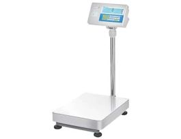 Industrial Bench Counting Scale with Built-In Advanced Label Printer, 165lb/75kg, 11.8" x 15.7" Platform