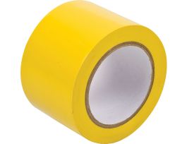 Marking Tape Roll - Abrasion Resistant Vinyl, Solid Color, Yellow, 3"